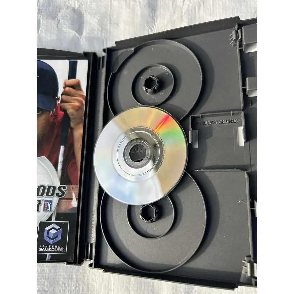 Tiger Woods PGA Tour 2004 Game, Both Discs & Manual, Missing One Disc